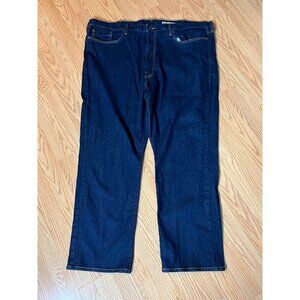 Cremeieux Mens Premium Denim Jeans‎ 46x30 Straight Fit Dark Wash